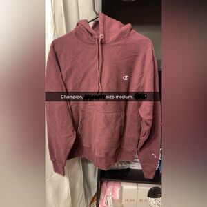 Champion Burgundy Hoodie